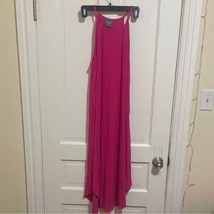 Olivia Rae Vibrant Pink High Low Dress